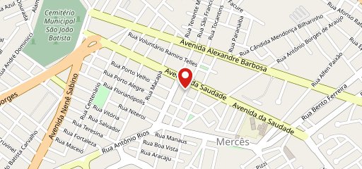 Pizzaria Bella Roma no mapa