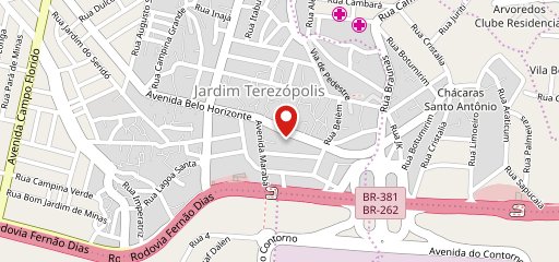 Bella Pizza MG. no mapa