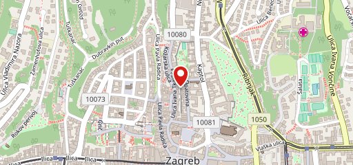 Magazinska klet - Tkalčićeva sulla mappa