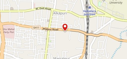 Bhagwati restaurant Punjabi Restaurant In Alkapuri/South Indian Restaurant In Alkapuri/Fast Food Restaurant In Alkapuri on map