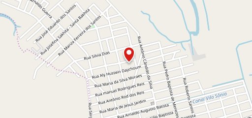 Bicudo Lanches no mapa