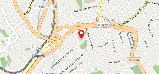 Big Batata Recheada no mapa