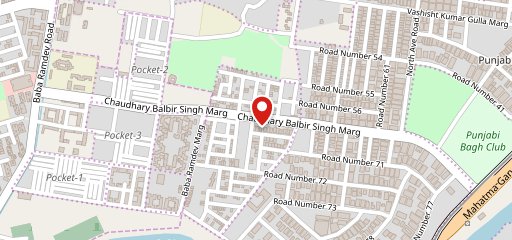 Bikanervala Punjabi Bagh on map
