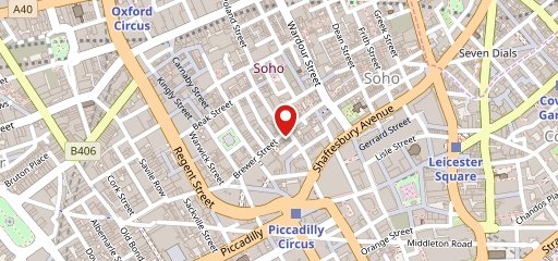 Bill's Soho Restaurant on map