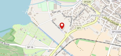 Fabbrica in Pedavena Lago di Levico sulla mappa