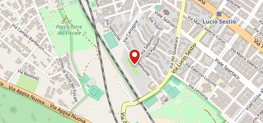 Osteria spartaco sulla mappa