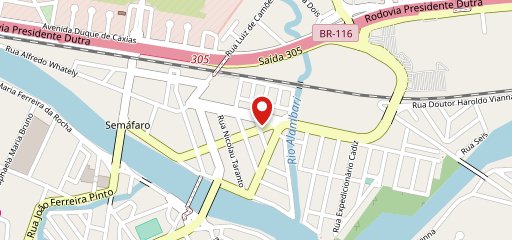 Black Bar e Restaurante no mapa