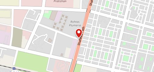 Black brew house on map