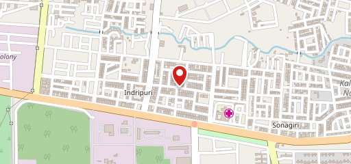 Black smoke cafe & restraunt on map