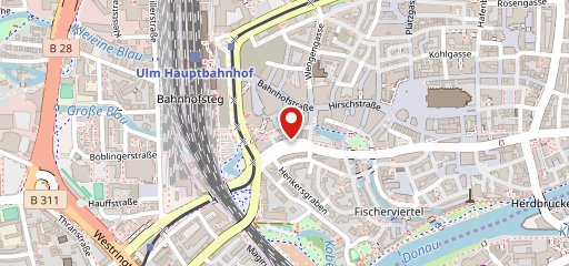 Blaupause Cafe and Bar - Ulm sur la carte