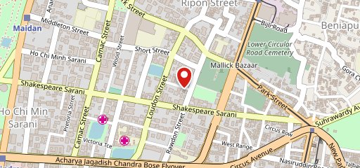 Scarlet - Aauris Kolkata, Theatre Road on map