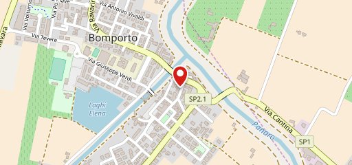 Blue roses cafè sulla mappa