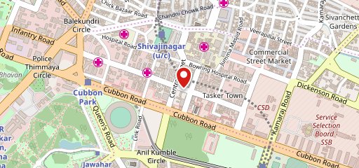 Blue Tokai Coffee Roasters Infantry Road on map