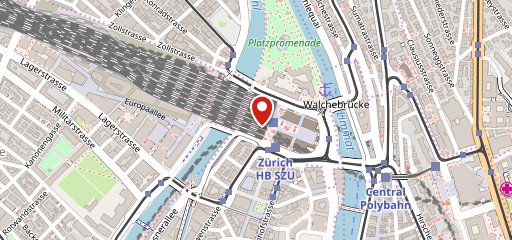 Blueberry American Bakery Zürich HB sulla mappa