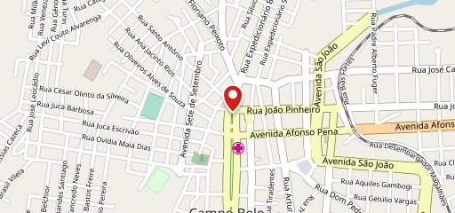 Boeing Lanches no mapa