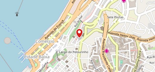 Bom e Velho Carmo no mapa