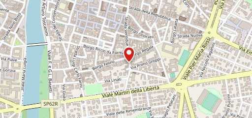 Bottiglia Azzurra sulla mappa