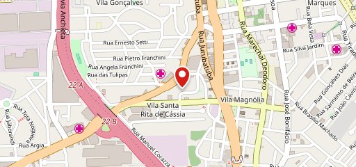 Boulevard Café no mapa