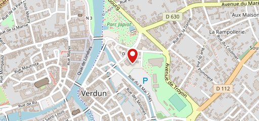 Restaurant du Bowling sur la carte