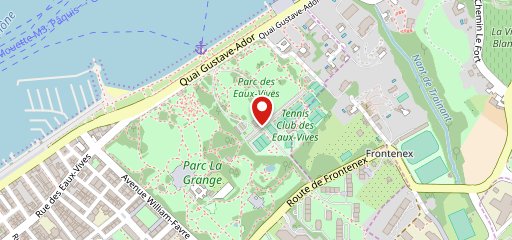 Hôtel du Parc des Eaux-Vives sulla mappa