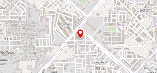 Brew-Berry Baani Square Gurgaon on map