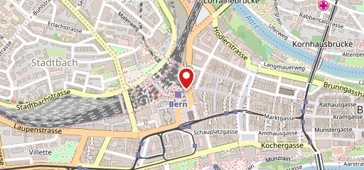 Brezelkönig Bahnhof Bern, Ausgang Bollwerk sulla mappa