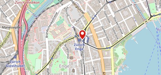 Brezelkönig Bahnhof Enge sulla mappa