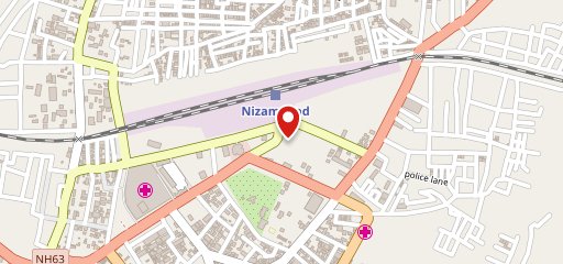 Brown Bear Bakers, Nizamabad on map