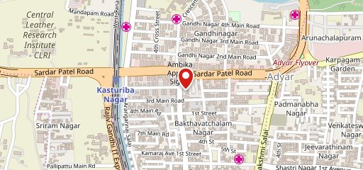 Brownie Heaven Adyar on map