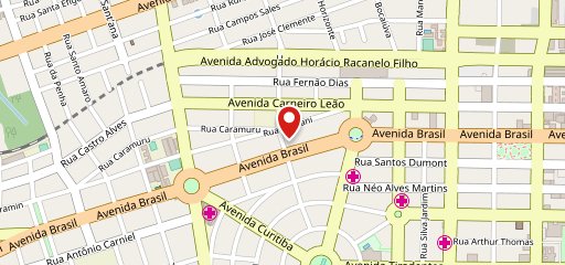 Buffet Balaio Uai no mapa