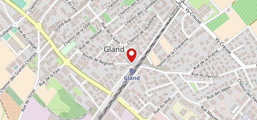 Buffet de la Gare 1196 Gland sulla mappa