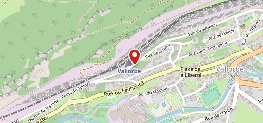 Pizzeria Restaurant Buffet de la gare Vallorbe sulla mappa