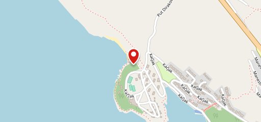Buffet Plaža Kačjak sulla mappa