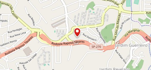 Hamburgueria Bullguer no mapa