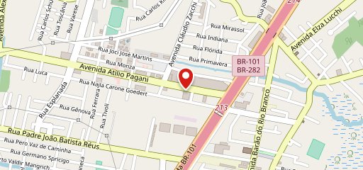 Burger King - Shopping ViaCatarina no mapa