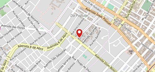 Burguer na Praça no mapa