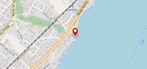 Buvette de la Plage Tannay - Restaurant terrasse sulla mappa