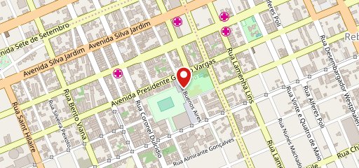 Cacau Show Boulevard Arena no mapa