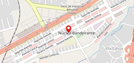 Iceberg Hot Dog no mapa