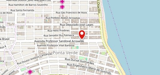 Cacio e pepe Maceió AL no mapa