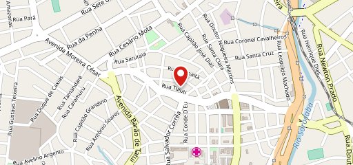 Café Astral no mapa