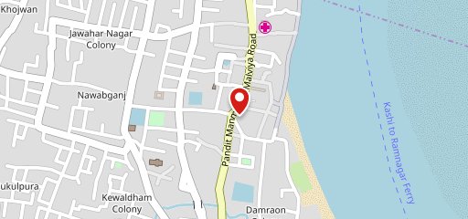 Café café varanasi on map