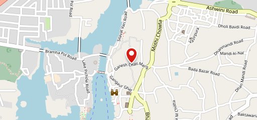 Cafe Chillax psychedelic lounge Udaipur on map