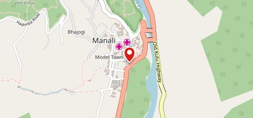 Café coffee drips on map