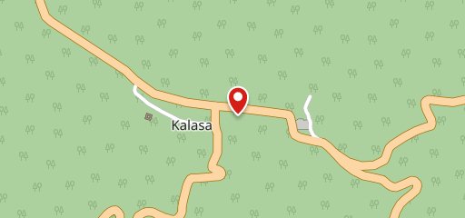 Cafe coffee bee on map