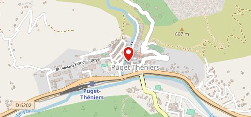 Le Coste de la fontaine sur la carte