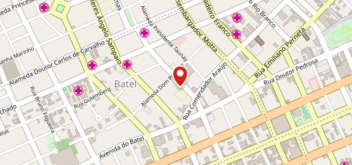 Café Cultura Batel no mapa