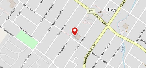 Café Dali sur la carte