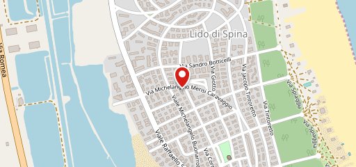 Café del Mar Lido di Spina Comacchio sulla mappa