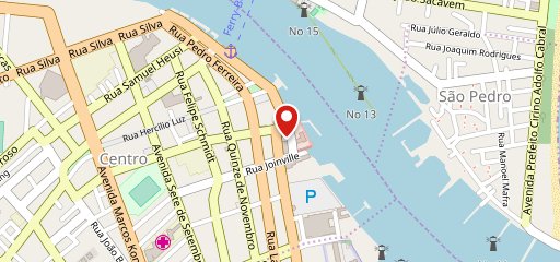 Democrático Bar e Café no mapa